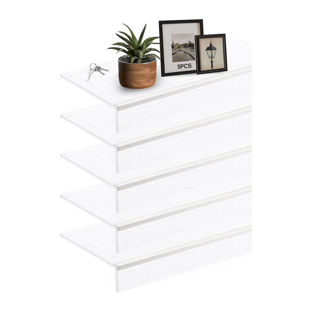 Wire Shelf Covers, 24" W X 16" D, 5 Pack, Wood Covers for Wire Shelves