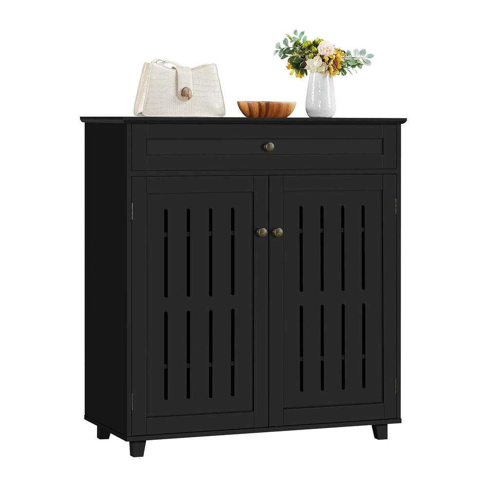 Yaheetech Kitchen Buffet Storage Cabinet for Home Office, Black