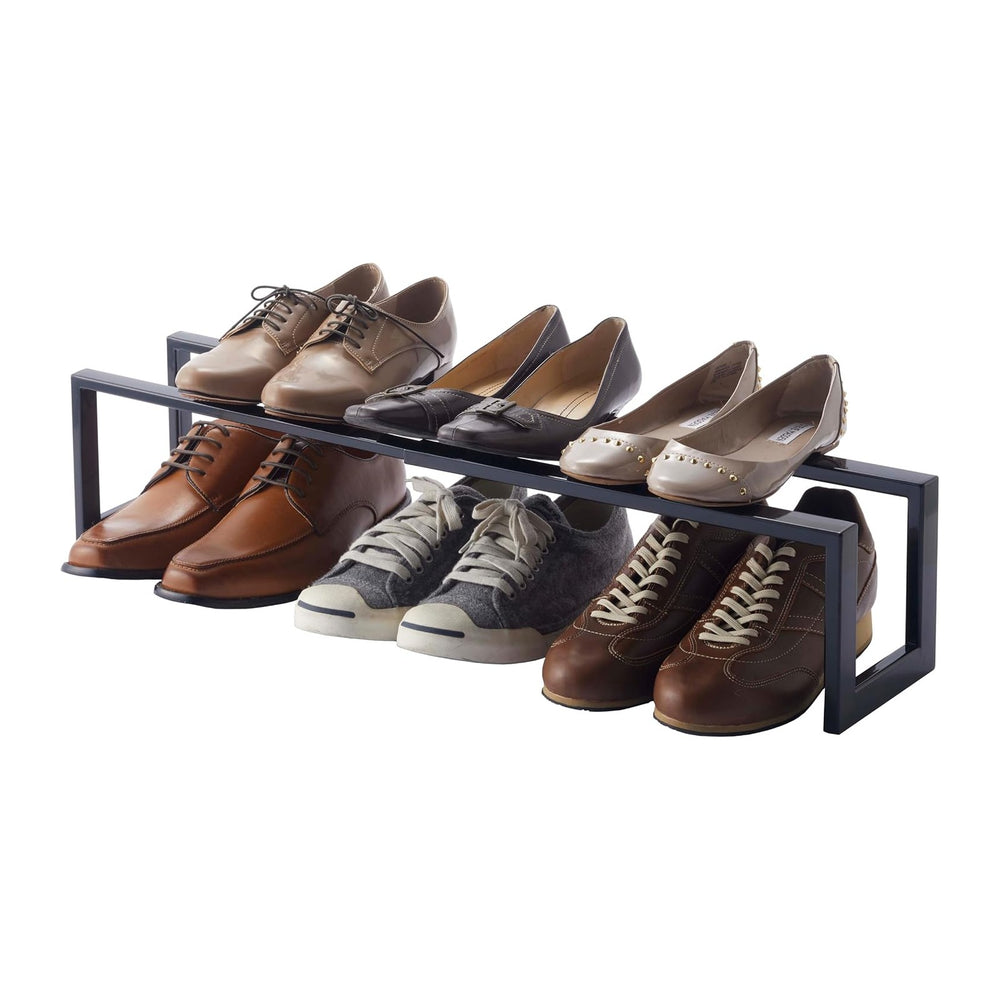 YAMAZAKI Home Line Expanding Shoe Rack, Metal, Adjustable - Single, 6" -...