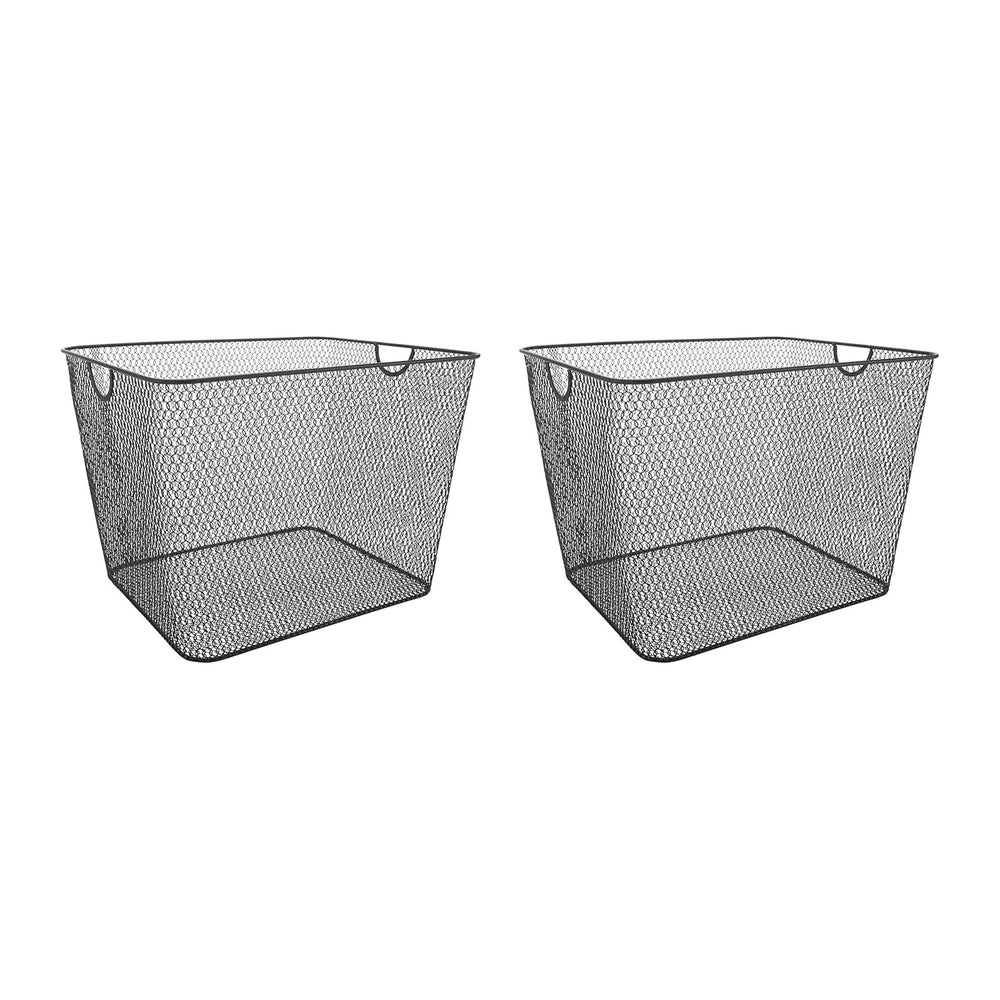 YBM Home Kitchen Pantry Organizer Wire Baskets for Shelves, Cabinets, Pantry,...