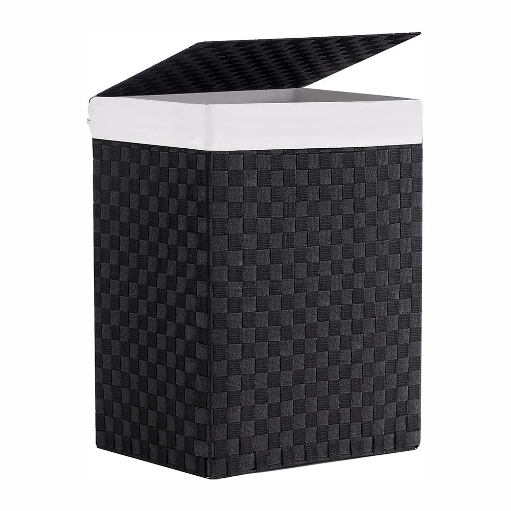 YOUDENOVA Handwoven Laundry Basket Hamper with Removable Liner Bag and Lid