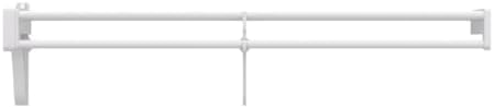 EZ Shelf Expandable Laundry Room Shelving Kit, Wall Mount, White