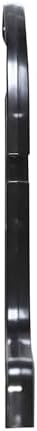 NAHANCO 17" Medium Weight Plastic Shirt Hanger, Black with Black Hook (P...