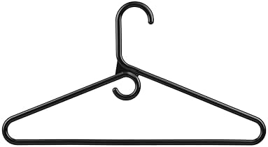 DEILSY™ Heavy Duty Plastic Hangers 30 Pack Thick Black Heavy Duty Hangers