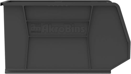 Akro-Mils 30265 AkroBins Plastic Storage Bins, 18"x8.25"x9", B...