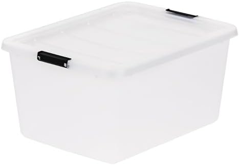 IRIS USA 6-Pack 32.5 Quart Clip Box with Latching Lid