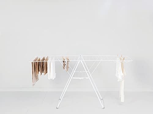 Brabantia HangOn Clothes Drying Rack | 82ft (25m) | White | Large Indoor Clot...
