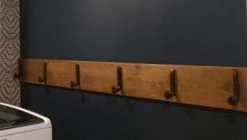 10 REPURPOSED Railroad Spike Coat Hooks Coat Rack Tool Shop Hangers Single Bent