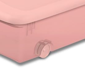 Sterilite 12 Pack Wheeled Under Bed Storage Container, 56 Qt Plastic Bin w/La...