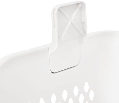 4-Tier Plastic Laundry Hamper Sorter with Wheels,Tiered Laundry Basket Organi...