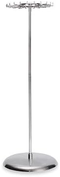 SSWBasics Revolving Belt, Scarf, and Tie Rack (Chrome)