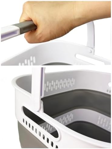 SAMMART 38L(10 Gal) Collapsible Laundry Basket - Foldable Pop-Up Storage Cont...