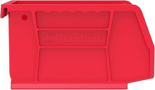 Akro-Mils 30210 AkroBins Plastic Storage Bin Hanging Stacking Containers, (5-...