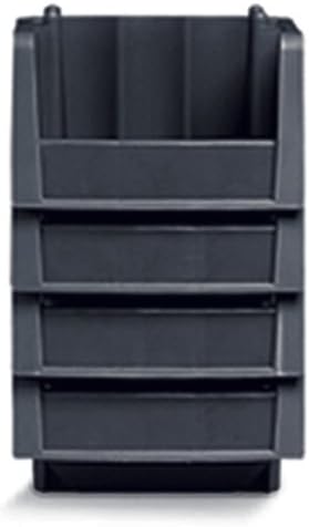 Akro-Mils 30718 Economy Stacking Shelf Plastic Storage Bins, (12-Inch x 8-3/8...