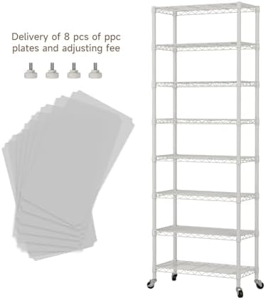 Golpart Shelves Storage Shelf Wire Closet Bathroom Organizers Metal Pantry