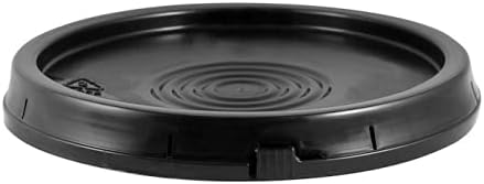 House Naturals 3.5 Gallon Black Bucket Pail Food Grade BPA Free with Lids (Pa...