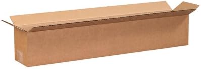ValueMailers Brand 24x4x4 Long Corrugated Boxes, 24L x 4W x 4H, Pack of 25 | ...