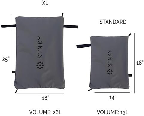 STNKY Bag Pro - Laundry Bags With Zips, Handles and Internal Mesh Bag for Tra...