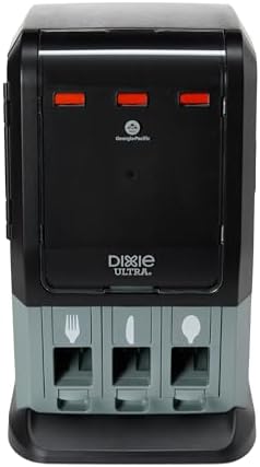Dixie Ultra® SMARTSTOCK® MINI TRI-TOWER CUTLERY DISPENSER BY GP PRO (GEORGIA-...