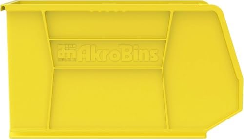 Akro-Mils 30265 AkroBins Plastic Storage Bins, 18"x8.25"x9", Y...
