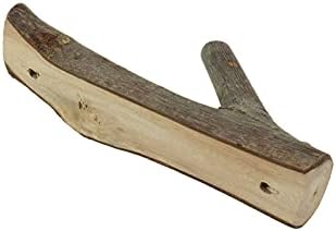 8Pcs Real Wood Tree Branch Wall Hook with Bark Trunk 2cm-3cm