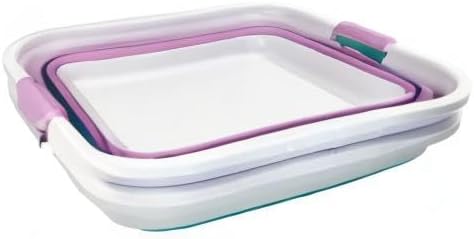 SAMMART 41L (10.8 gallon) Collapsible Plastic Laundry Basket - Foldable Pop U...