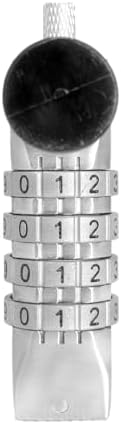 72/80 80mm Heavy Duty Stainless Steel Combination Padlock, IP68 Waterproof Ru...