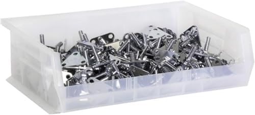 Akro-Mils 30255 AkroBins Plastic Storage Bins, 11"x16"x5", Cle...