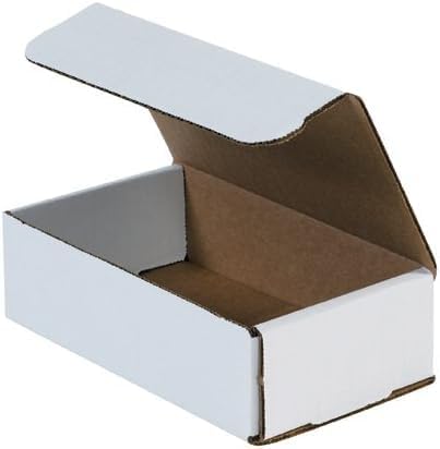 250 Case 7x4x2 White Corrugated Mailer Boxes Literature Mailing Packaging Rec...