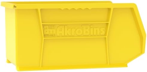 Akro-Mils 30240 AkroBins Plastic Storage Bins, 15"x8"x7", Yell...