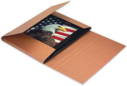BOX USA Brown Kraft Easy-Fold Mailing Boxes, 12 x 10 1/2 x 2 Inches, Pack of ...