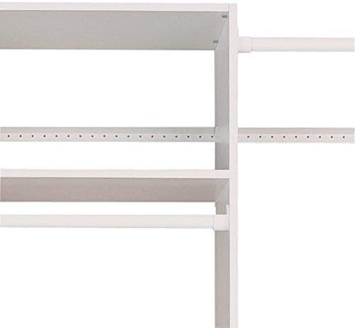 Easy Track OK1460 Deluxe Starter Closet Storage Wall Mounted Wardrobe Organiz...
