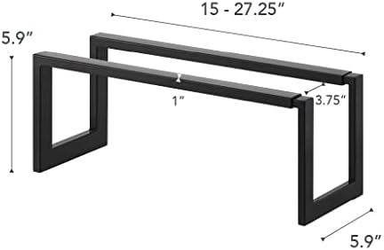 YAMAZAKI Home Line Expanding Shoe Rack, Metal, Adjustable - Single, 6" -...