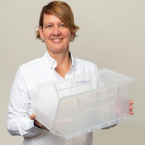 Akro-Mils 30240 AkroBins Plastic Storage Bins, 15"x8"x7", Yell...