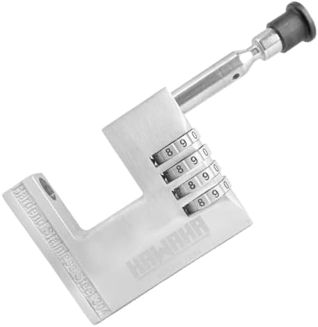 72/80 80mm Heavy Duty Stainless Steel Combination Padlock, IP68 Waterproof Ru...
