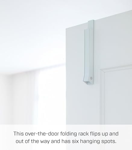 YAMAZAKI Home Smart Over The Door Hooks - Folding Hanging Coat Rack - 1-Hook ...