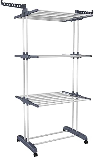 HOMIDEC Clothes Drying Rack, 4-Tier(67.7" H) Foldable Drying Rack Clothing