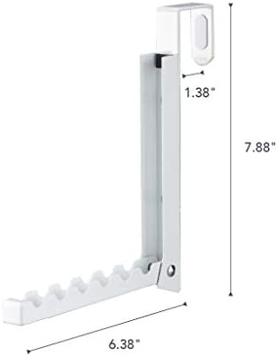 YAMAZAKI Home Smart Over The Door Hooks - Folding Hanging Coat Rack - 1-Hook ...