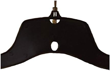 NAHANCO 25500BHMG Plastic Shirt/Dress Hanger with Black Swivel Hook and Molde...