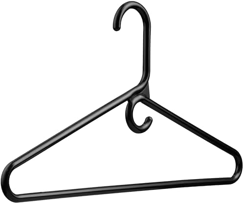 DEILSY™ Heavy Duty Plastic Hangers 30 Pack Thick Black Heavy Duty Hangers