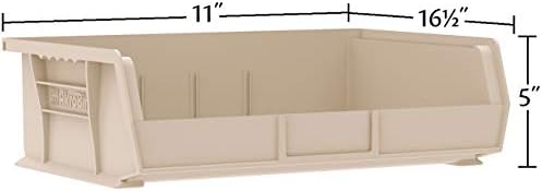 Akro-Mils 30255 AkroBins Plastic Storage Bins, 11"x16"x5", Yel...