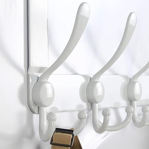 Dseap Over The Door Hook Hanger - Fits 1 3/8" to 1 3/4" Standard Do...