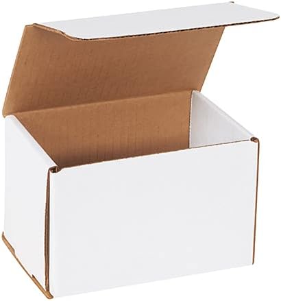 White Shipping Boxes 6x4x4 Heavy Duty, Lightweight, 6"L X 4"W X 4&q...