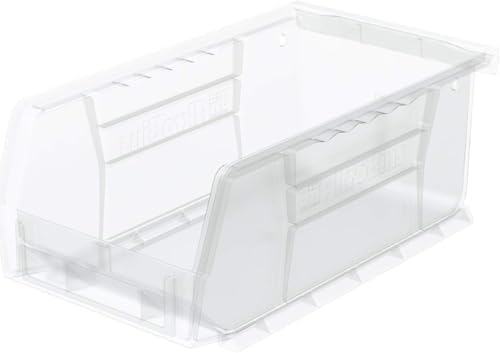 Akro-Mils 30220 AkroBins Plastic Storage Bins, 7"x4"x3", Clear...
