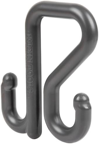 Klein Tools BC311 Lineman S-Hook for Utility Buckets - 2-Inch Lip, Connects t...