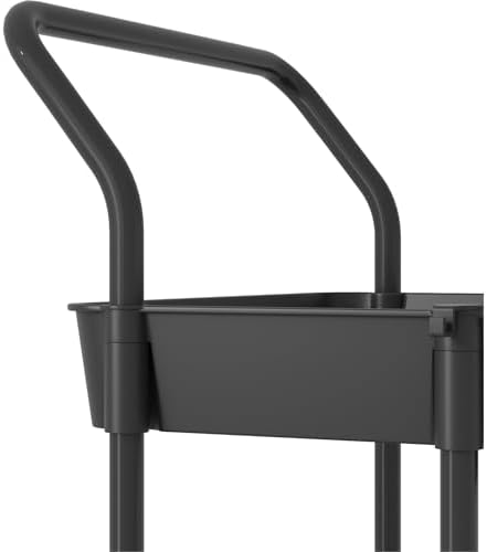 Buzowruil 4-Tier Rolling Utility Cart, Storage Cart with Handle Multi-Purpose...