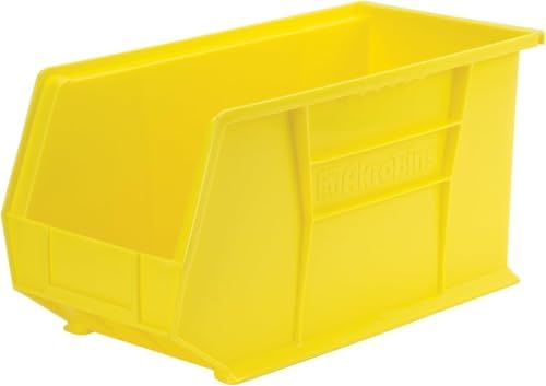 Akro-Mils 30265 AkroBins Plastic Storage Bins, 18"x8.25"x9", Y...