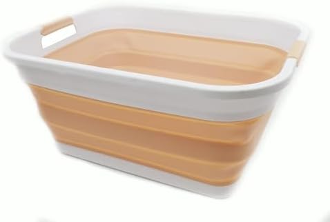 SAMMART 41L (10.8 gallon) Collapsible Plastic Laundry Basket - Foldable Pop U...