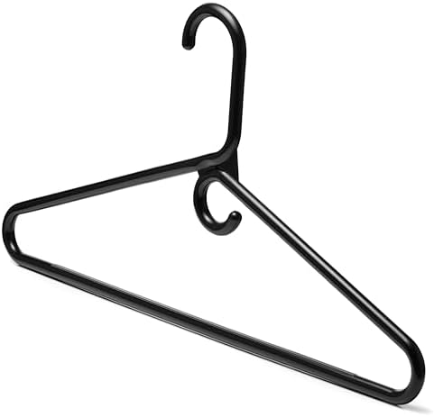 DEILSY™ Heavy Duty Plastic Hangers 30 Pack Thick Black Heavy Duty Hangers