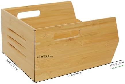 Bamboo Pantry Storage Bins
